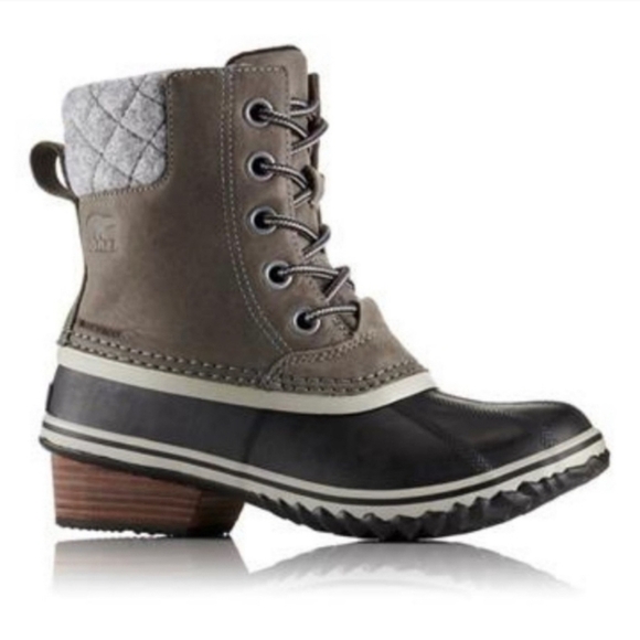 Sorel Shoes - Sorel Slimpack II Quarry Black Lace Up Boots